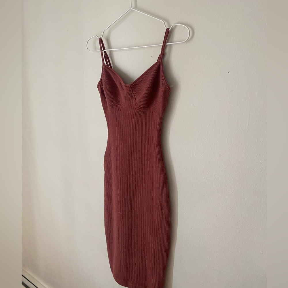 Windsor Store Knit Mauve Pink Dress - Picture 2 of 9